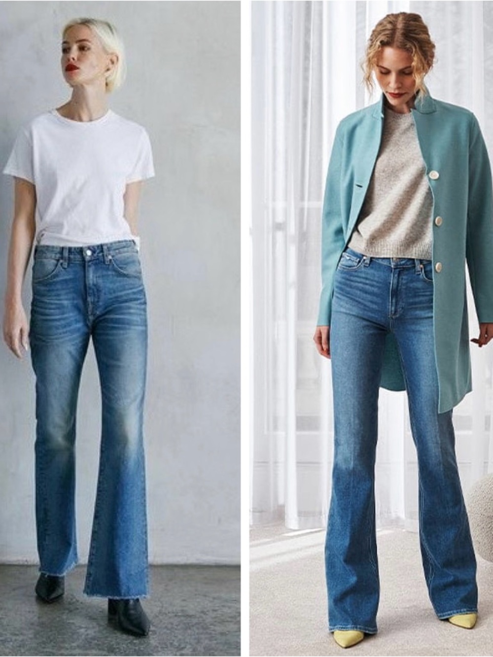 CQY The Bliss Bootcut Jeans in Thoughtful